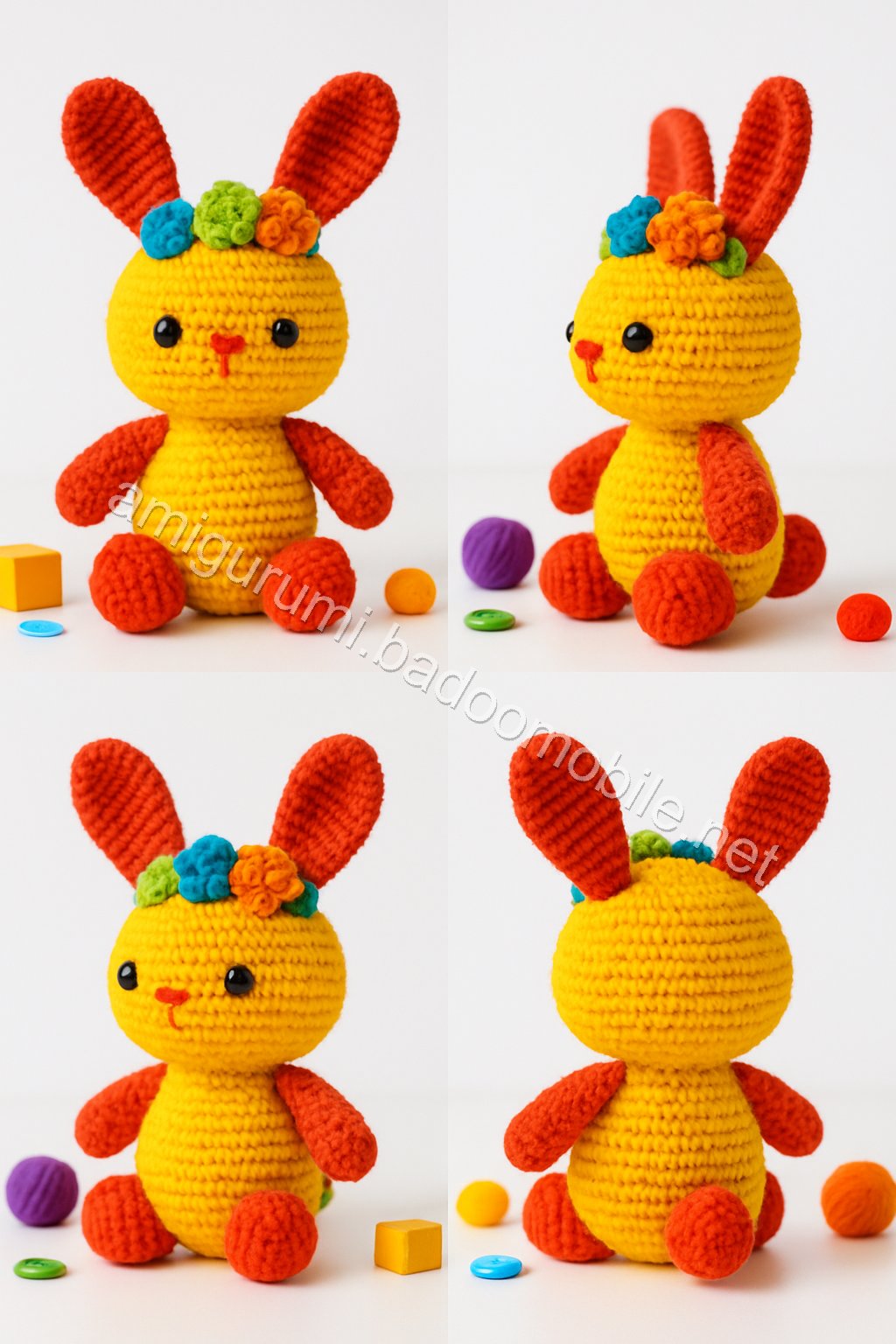 Amigurumi Spring Bunny Free Pattern