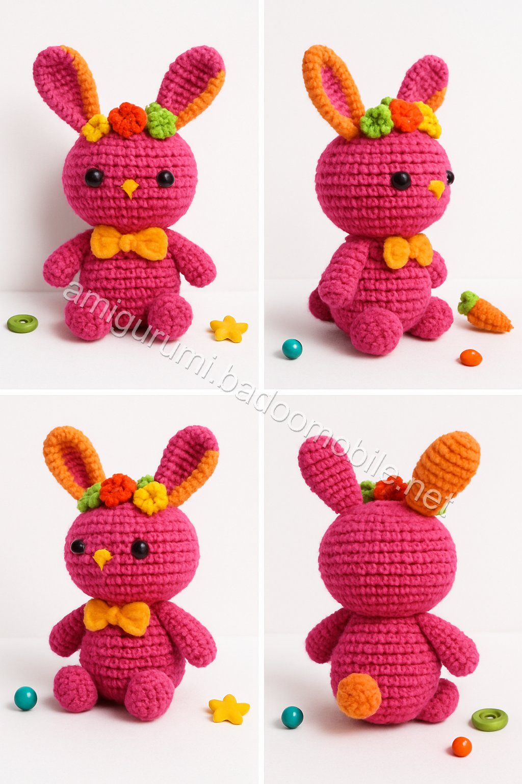 Amigurumi Spring Bunny Free Pattern