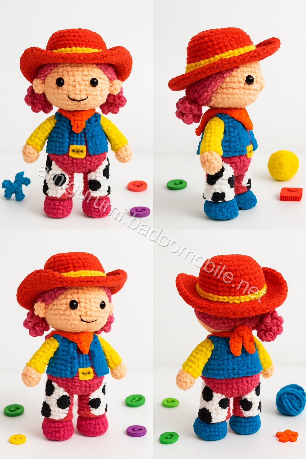 Amigurumi Cowgirl Free Pattern