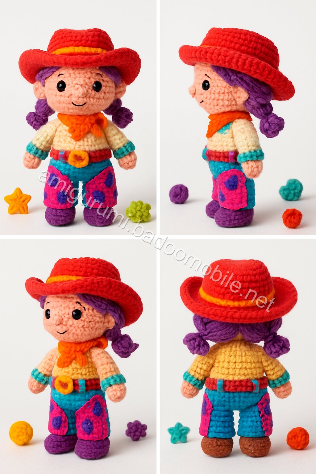 Amigurumi Cowgirl Free Pattern
