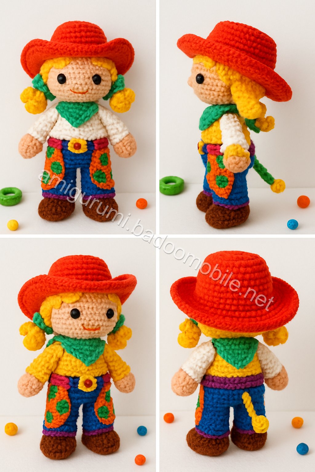 Amigurumi Cowgirl Free Pattern