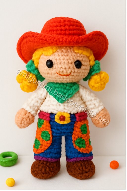 Amigurumi Cowgirl Free Pattern