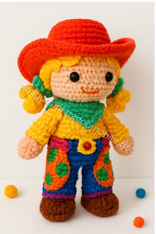 Amigurumi Cowgirl Free Pattern