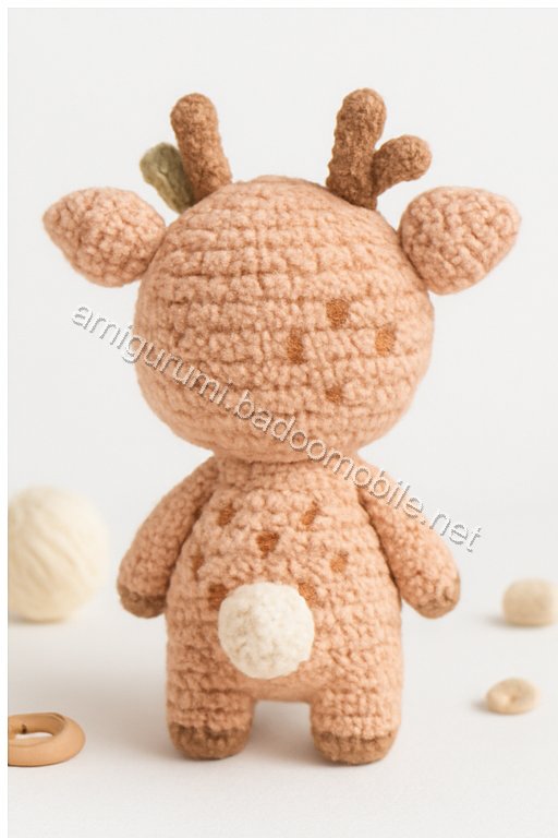 Amigurumi Peach Blossom Fawn Free Pattern