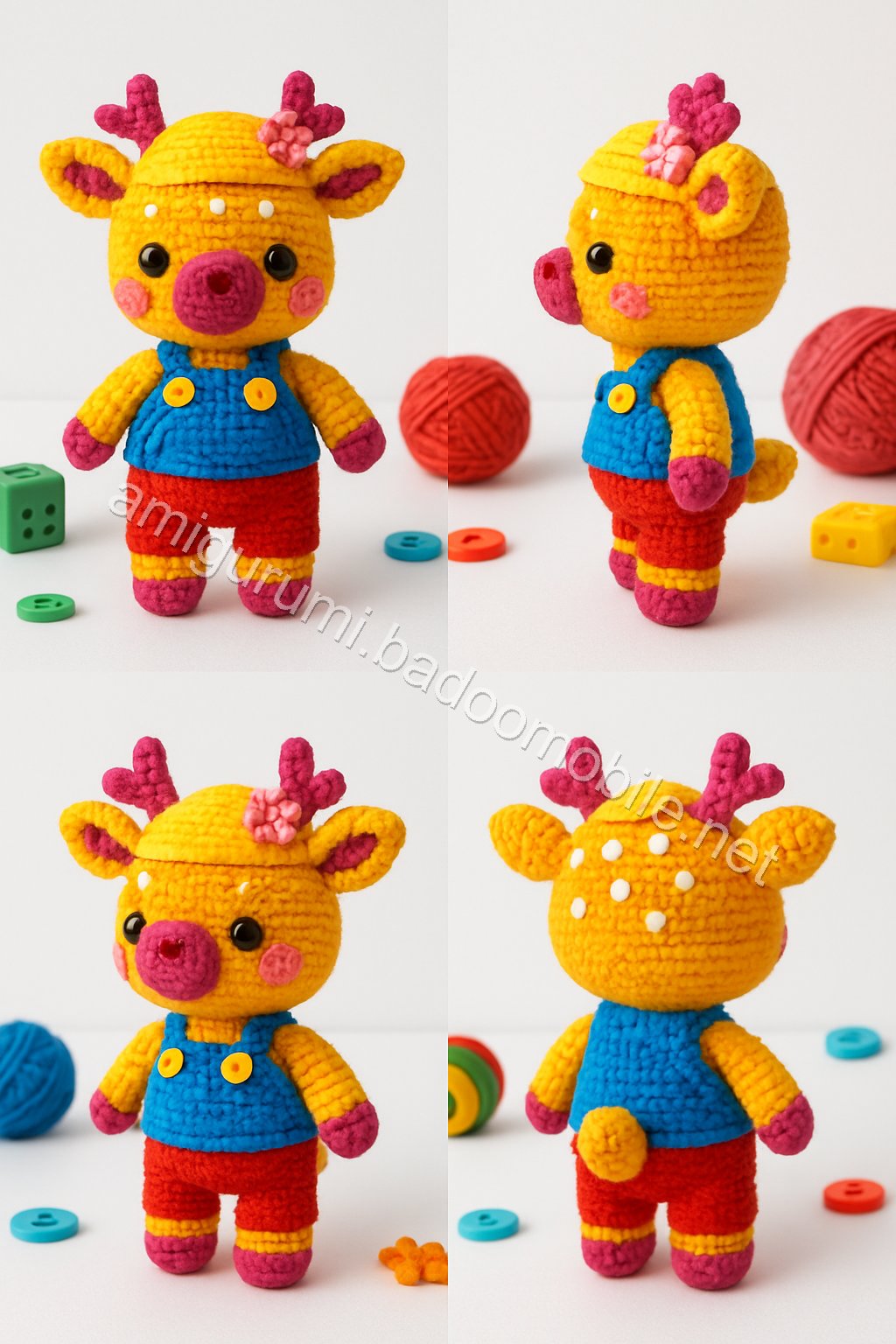 Amigurumi Peach Blossom Fawn Free Pattern