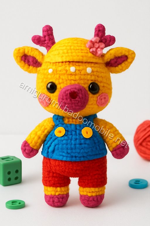 Amigurumi Peach Blossom Fawn Free Pattern