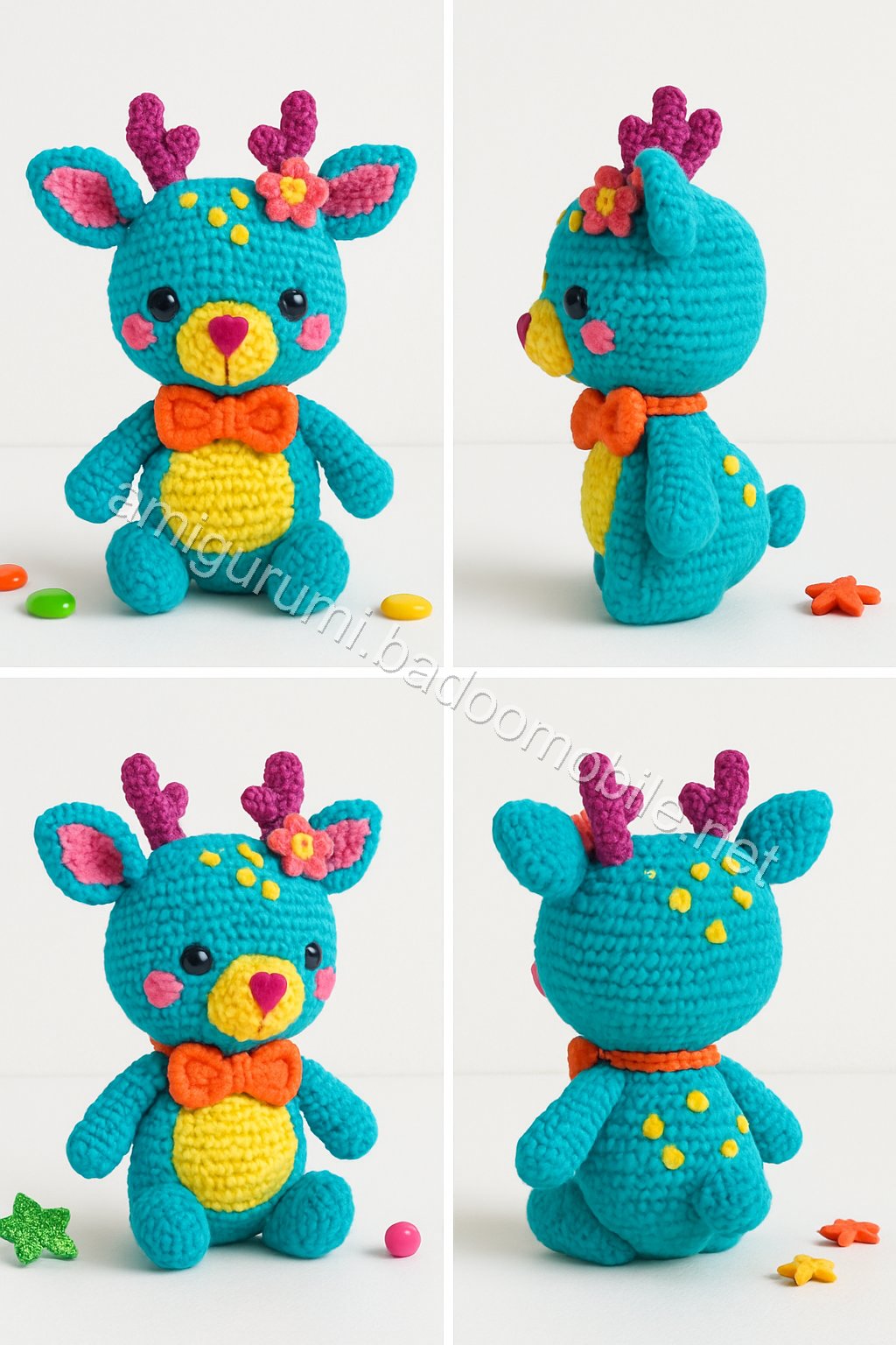Amigurumi Peach Blossom Fawn Free Pattern