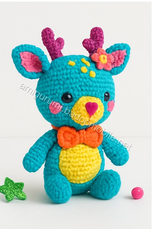Amigurumi Peach Blossom Fawn Free Pattern