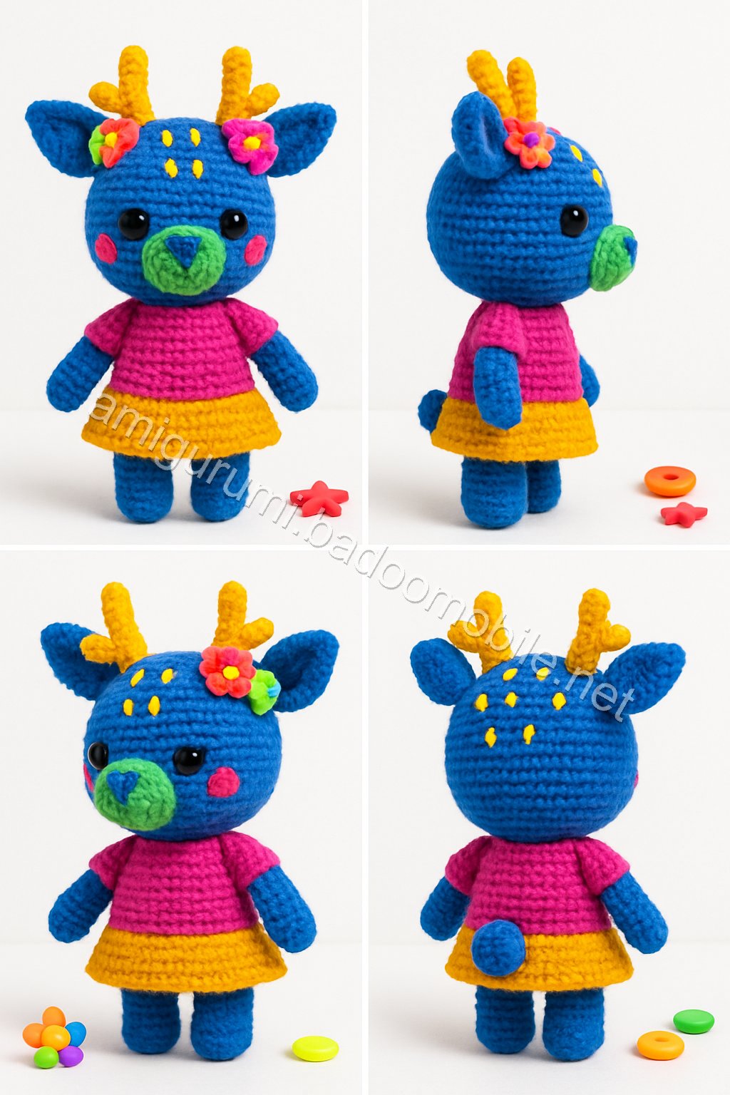 Amigurumi Peach Blossom Fawn Free Pattern