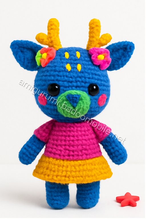 Amigurumi Peach Blossom Fawn Free Pattern