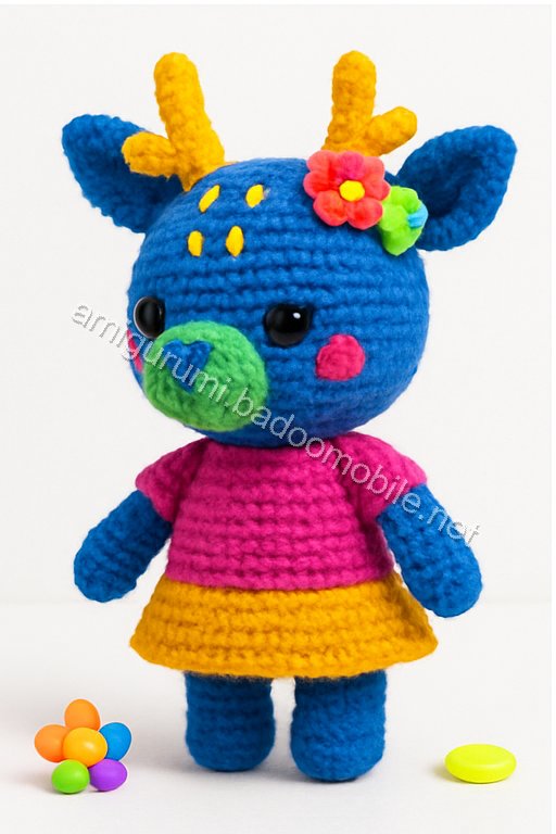 Amigurumi Peach Blossom Fawn Free Pattern