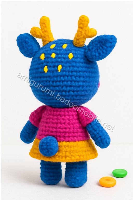 Amigurumi Peach Blossom Fawn Free Pattern