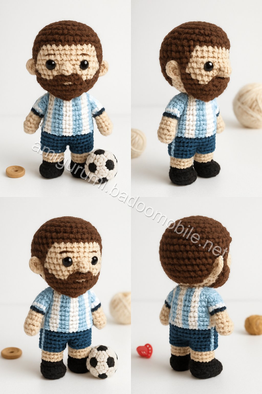 Amigurumi Lionel Messi Free Pattern