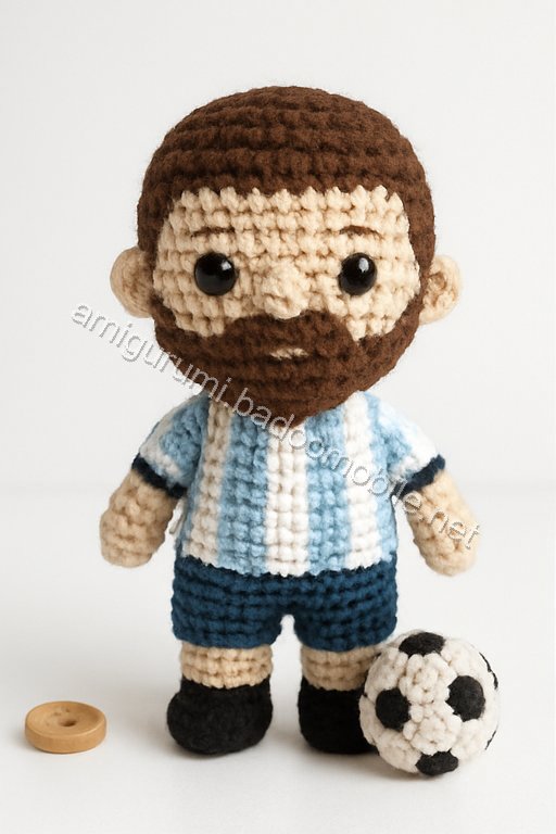 Amigurumi Lionel Messi Free Pattern