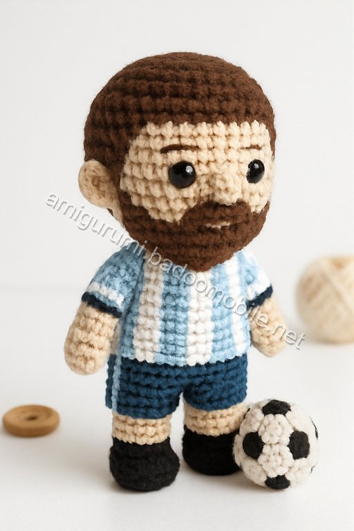 Amigurumi Lionel Messi Free Pattern