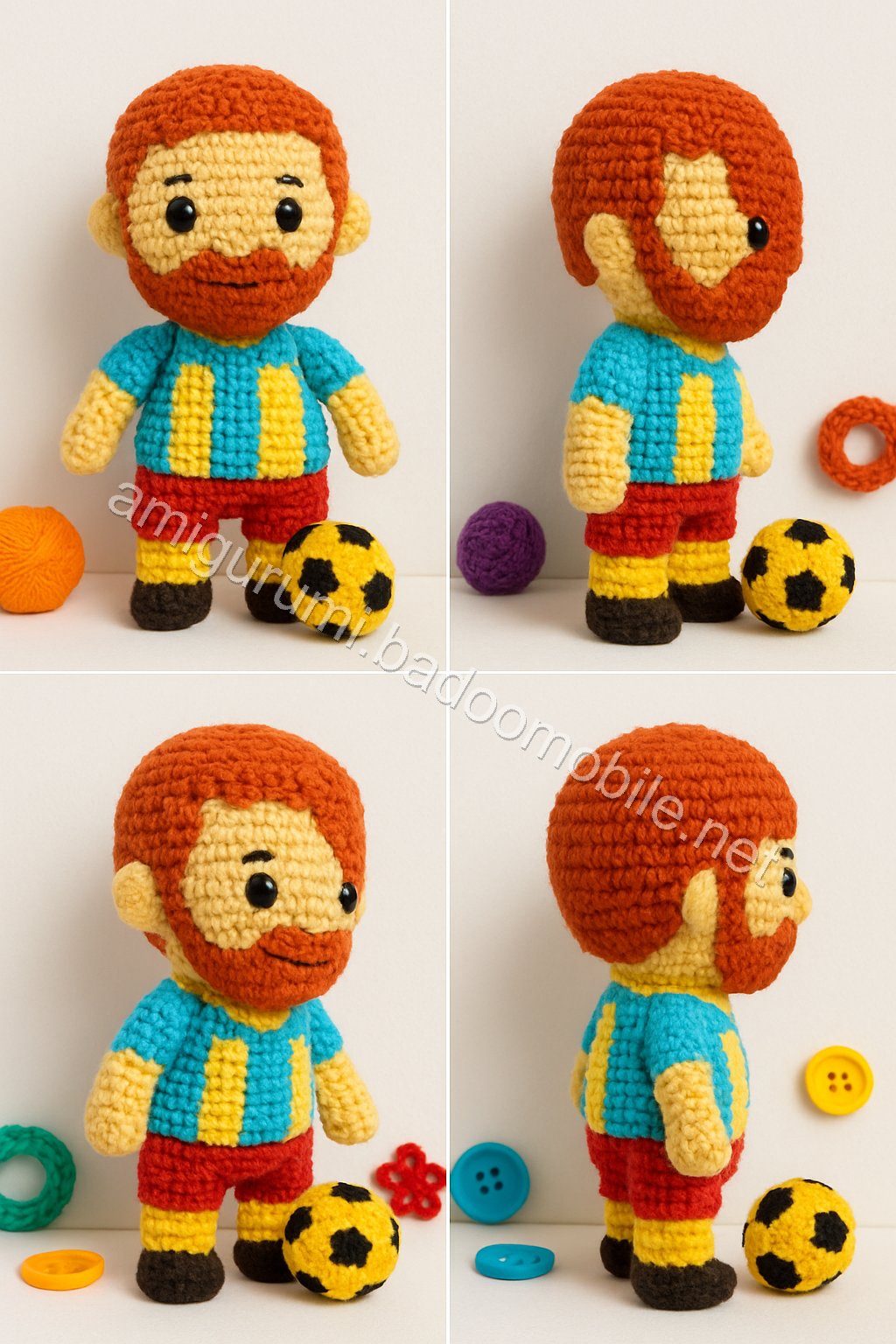Amigurumi Lionel Messi Free Pattern
