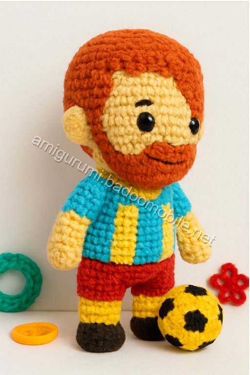 Amigurumi Lionel Messi Free Pattern