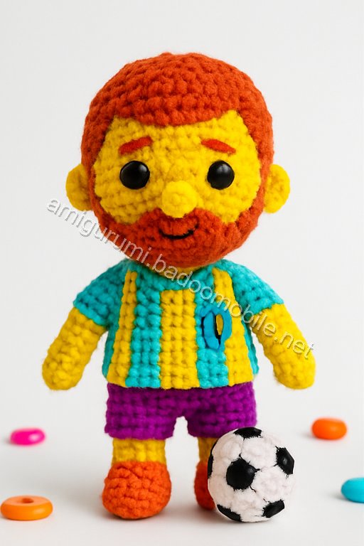 Amigurumi Lionel Messi Free Pattern