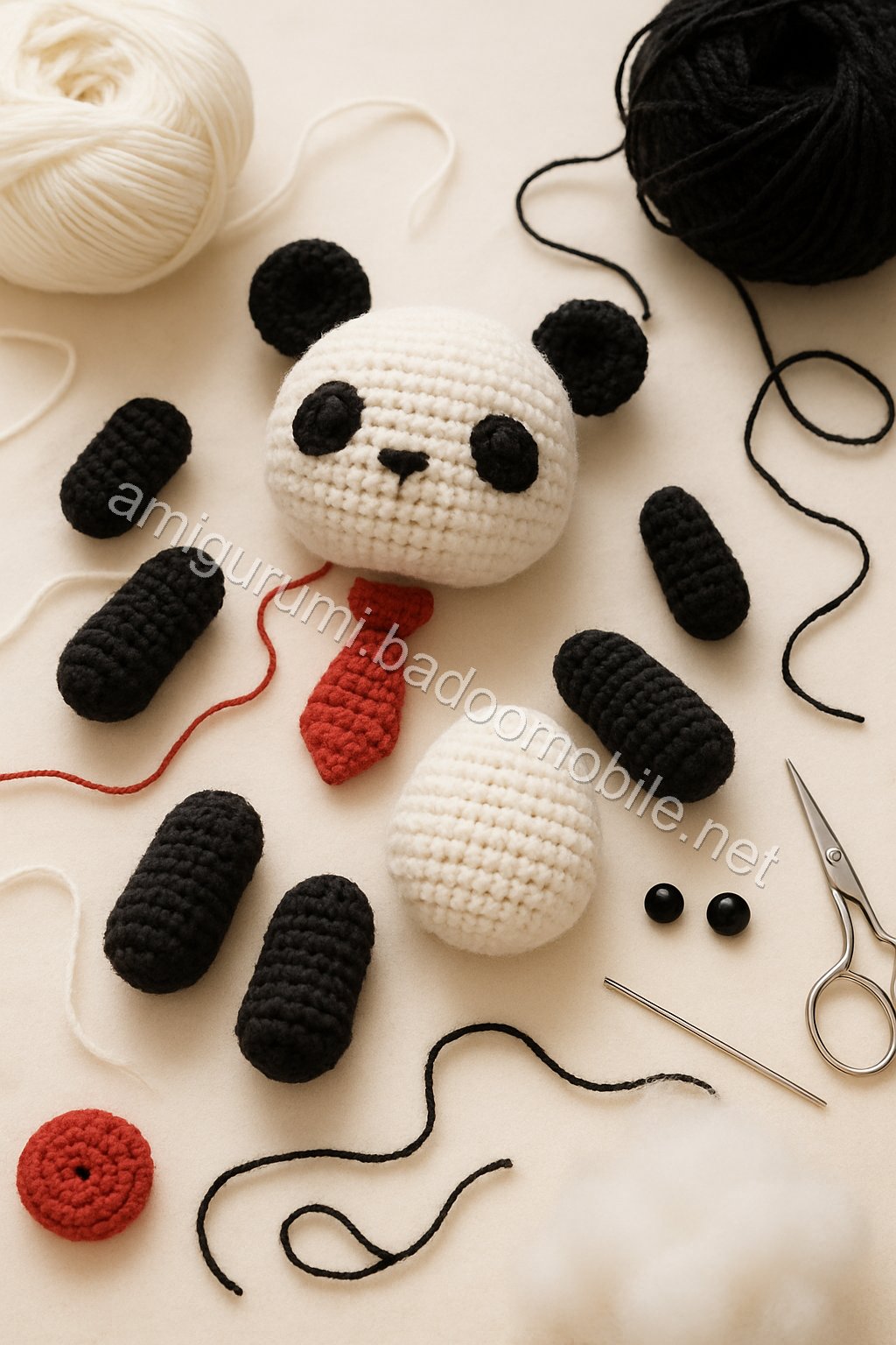 Amigurumi Panda Free Pattern