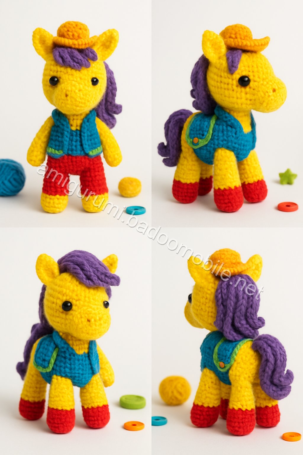 Amigurumi Pony Free Pattern