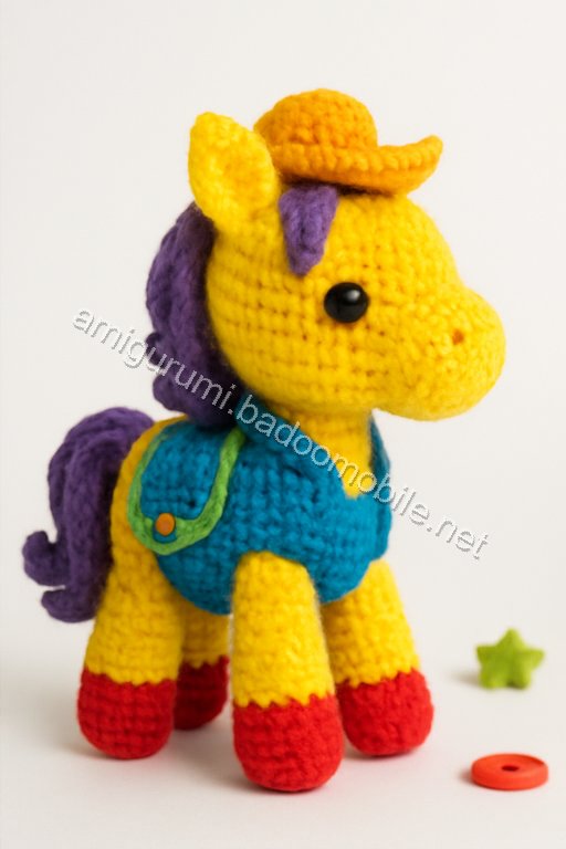 Amigurumi Pony Free Pattern