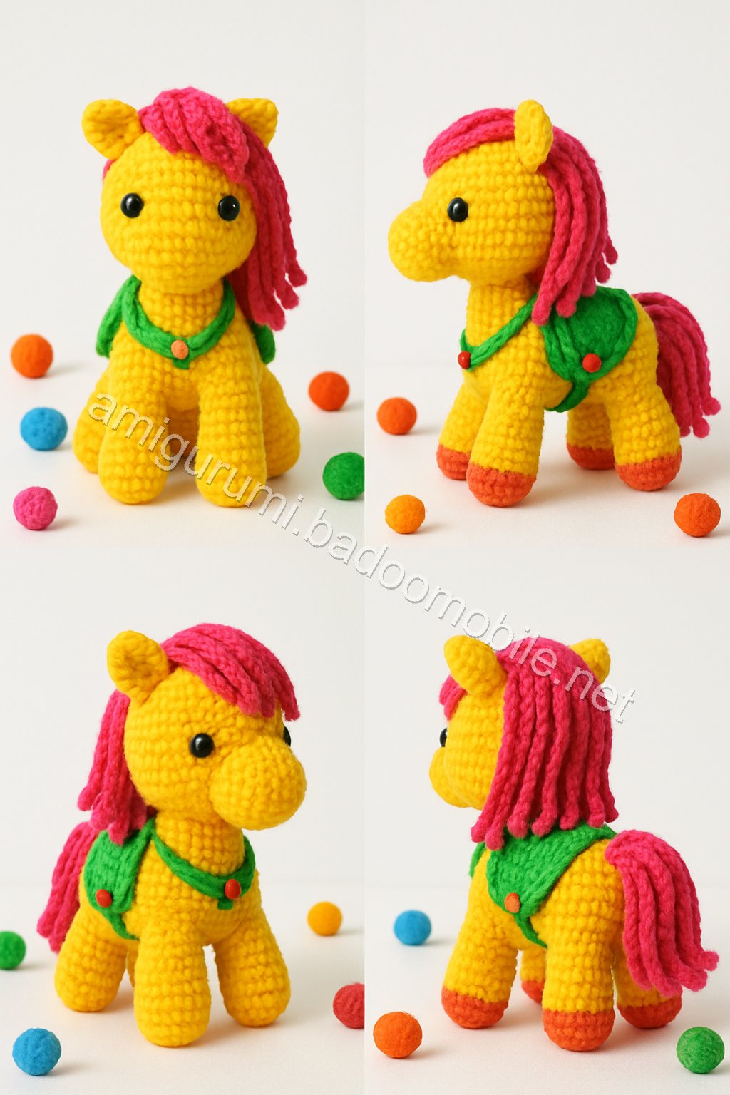 Amigurumi Pony Free Pattern