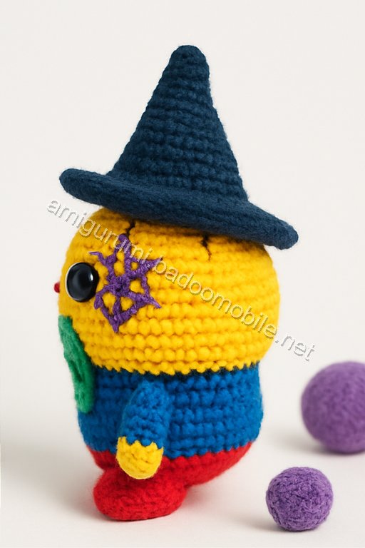 Amigurumi Pumpkin Witch House Free Pattern