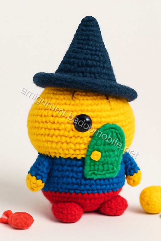 Amigurumi Pumpkin Witch House Free Pattern