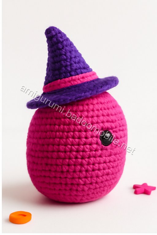 Amigurumi Pumpkin Witch House Free Pattern