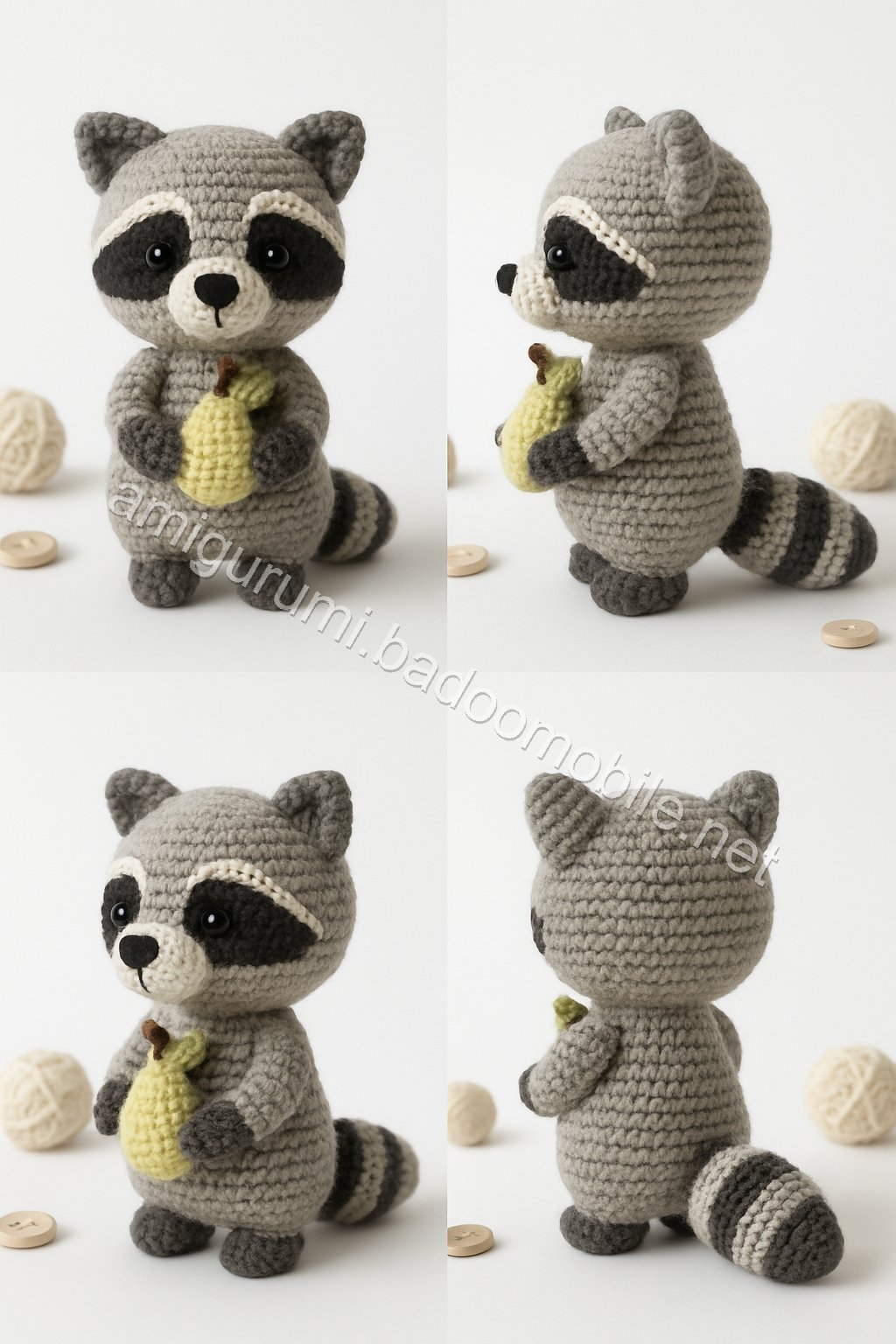 Amigurumi Raccoon Free Pattern