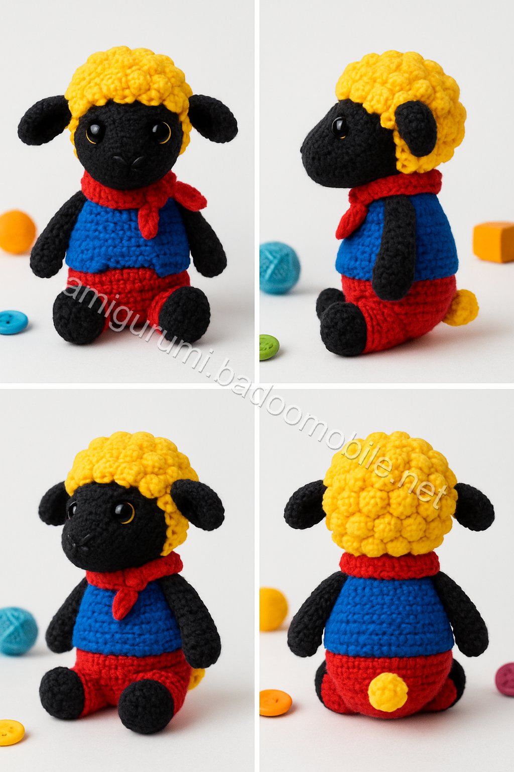 Amigurumi Sheep Free Pattern