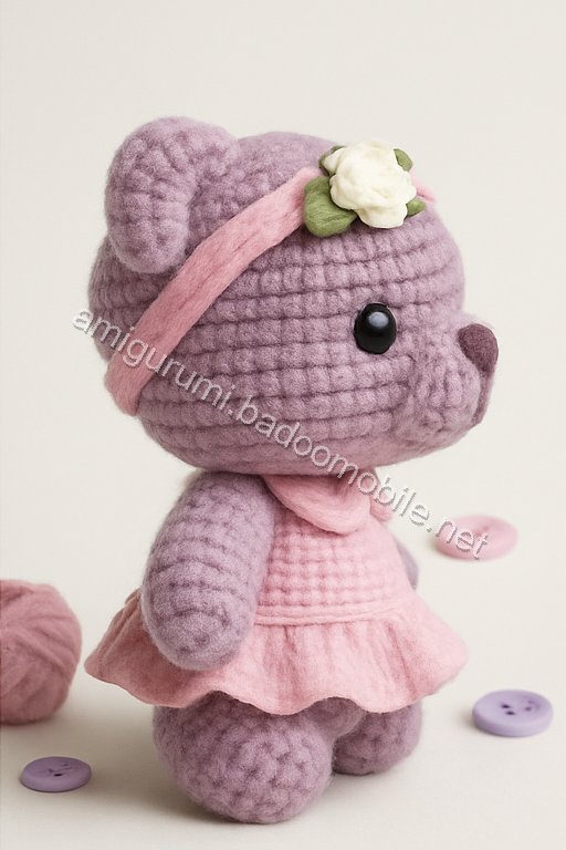 Amigurumi Spring Blossom Bear Free Pattern