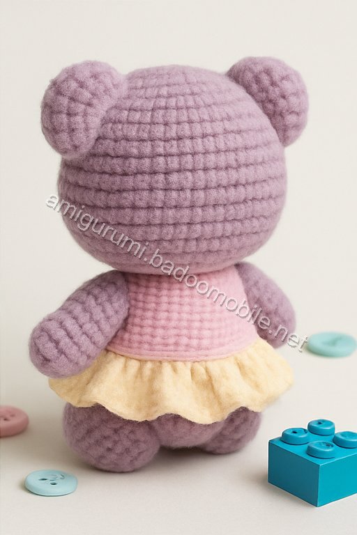 Amigurumi Spring Blossom Bear Free Pattern