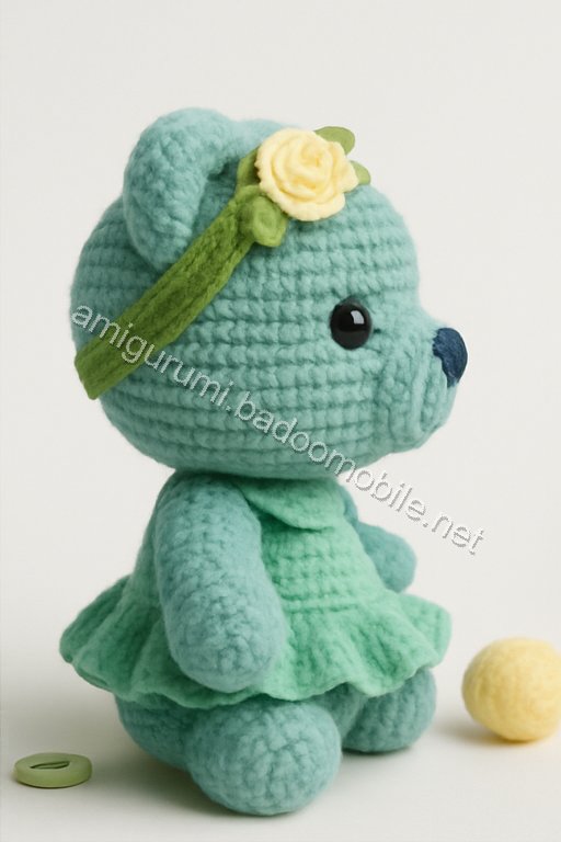 Amigurumi Spring Blossom Bear Free Pattern