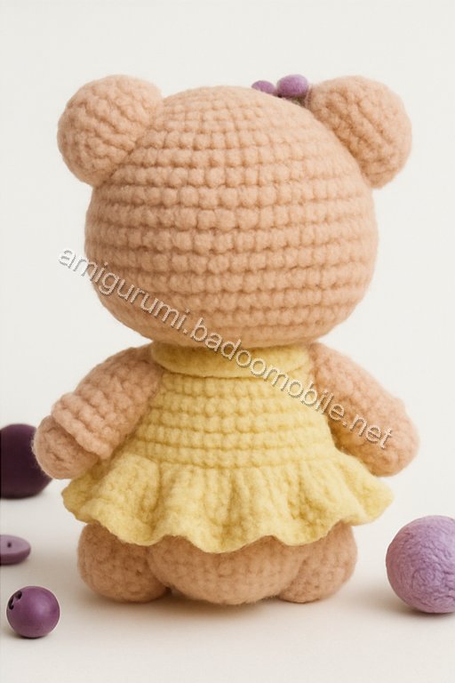 Amigurumi Spring Blossom Bear Free Pattern