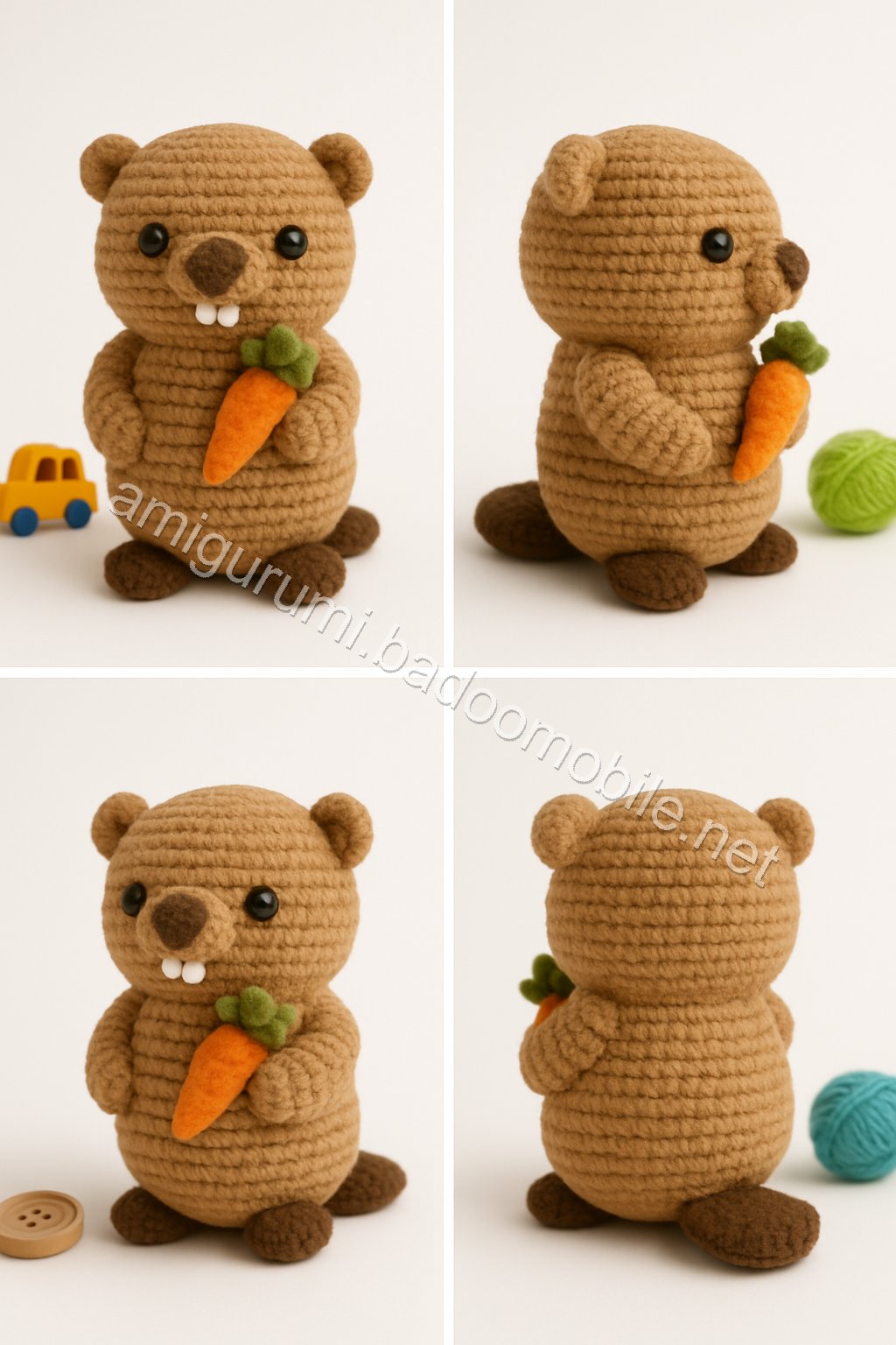 Amigurumi Beaver Free Pattern