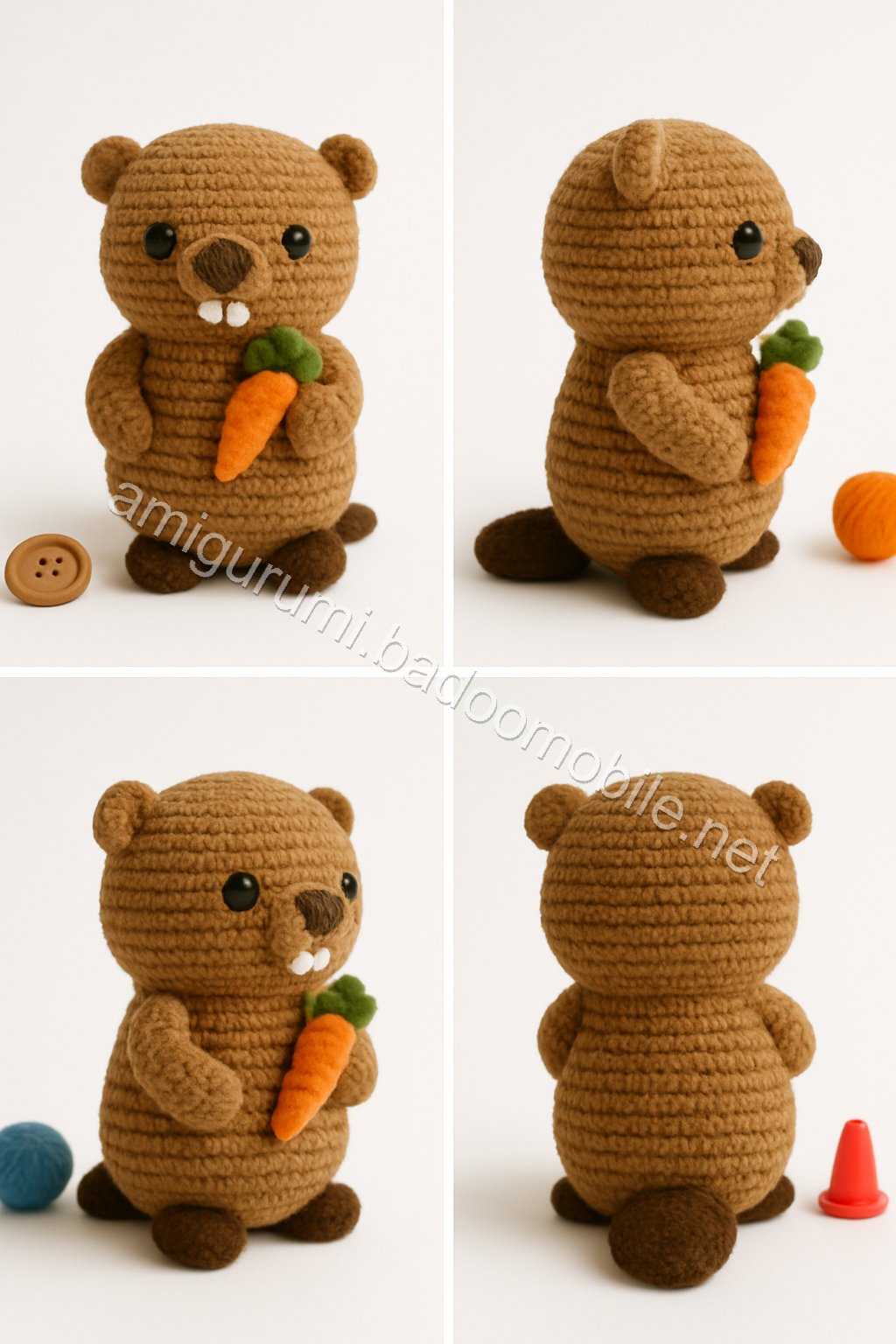 Amigurumi Beaver Free Pattern