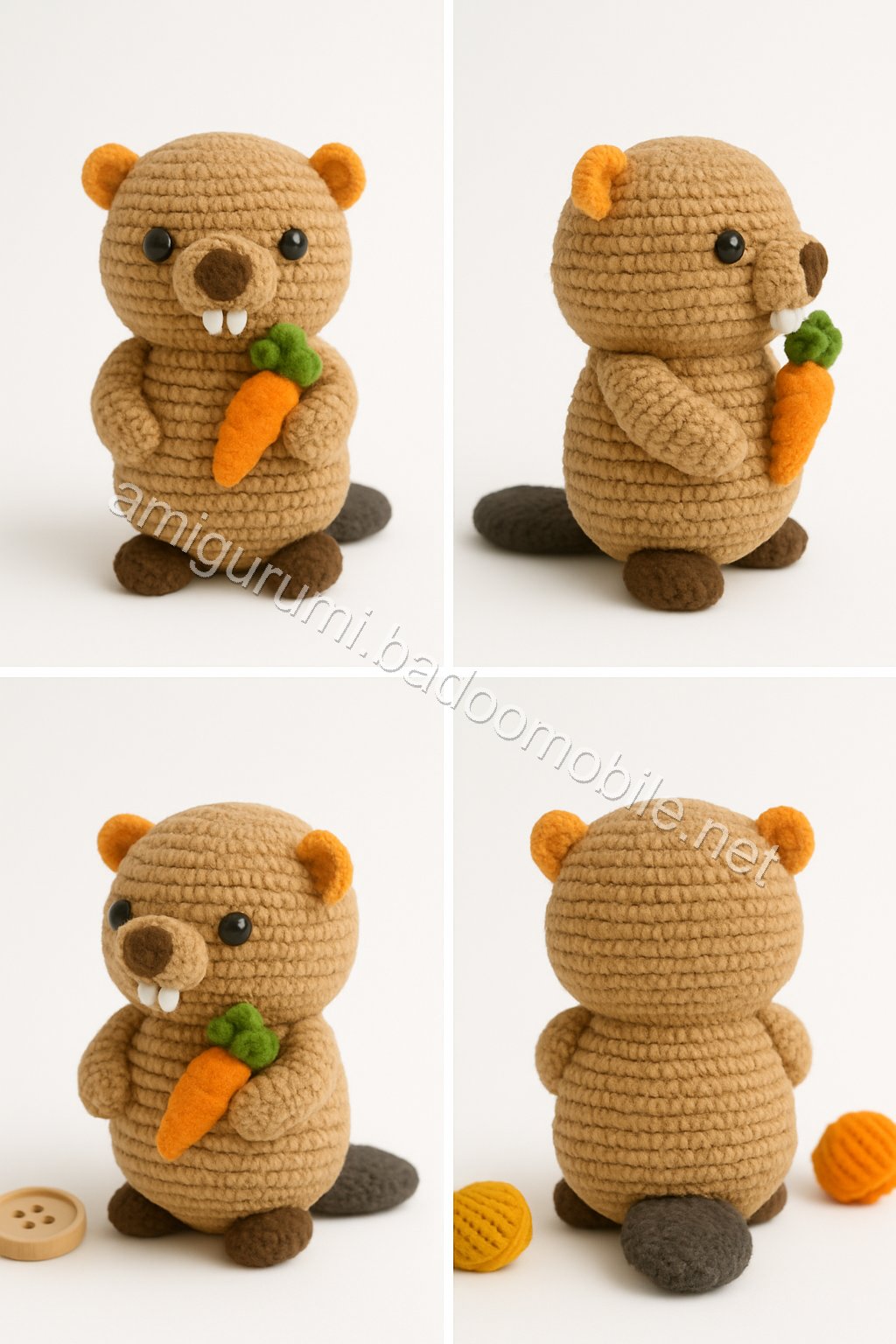 Amigurumi Beaver Free Pattern