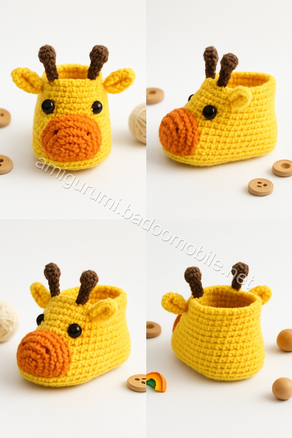 Amigurumi Baby Booties Free Pattern