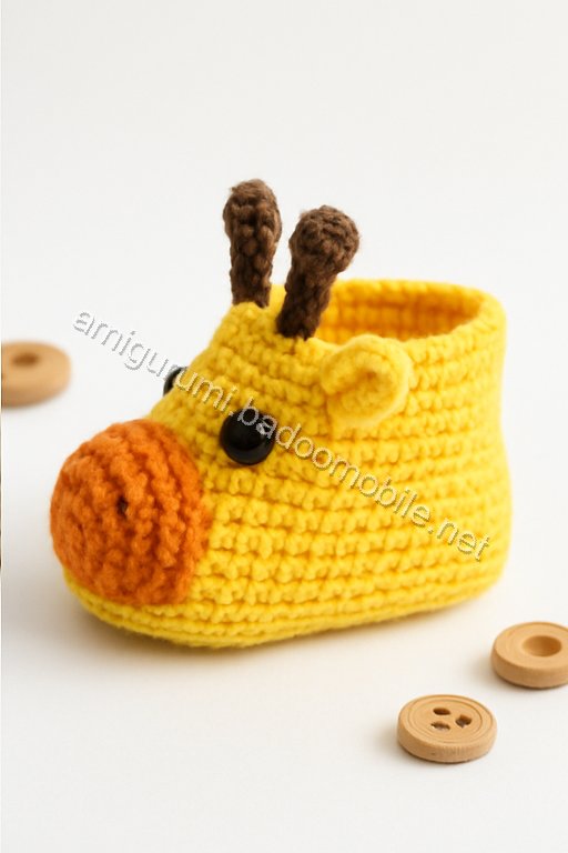 Amigurumi Baby Booties Free Pattern