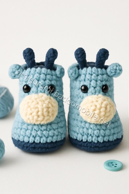 Amigurumi Baby Booties Free Pattern
