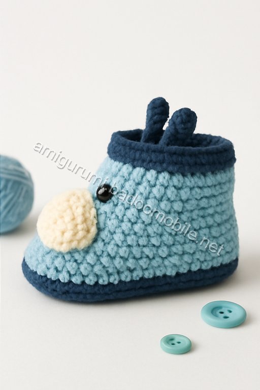 Amigurumi Baby Booties Free Pattern