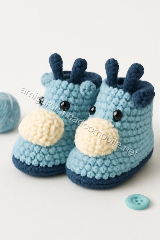 Amigurumi Baby Booties Free Pattern