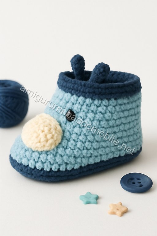 Amigurumi Baby Booties Free Pattern