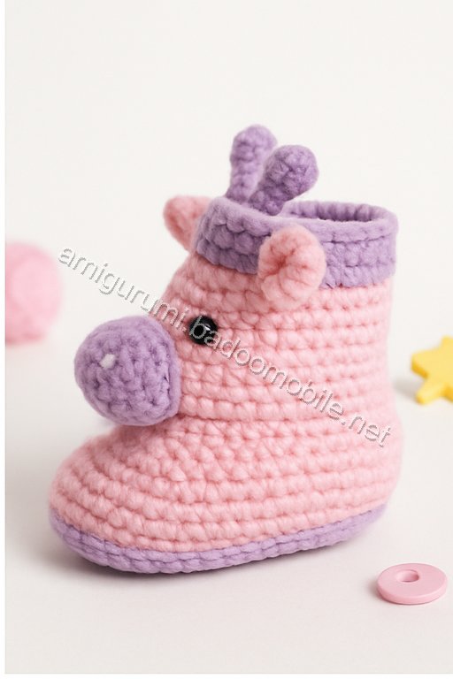 Amigurumi Baby Booties Free Pattern