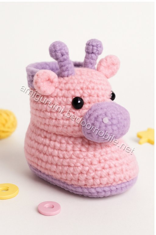 Amigurumi Baby Booties Free Pattern