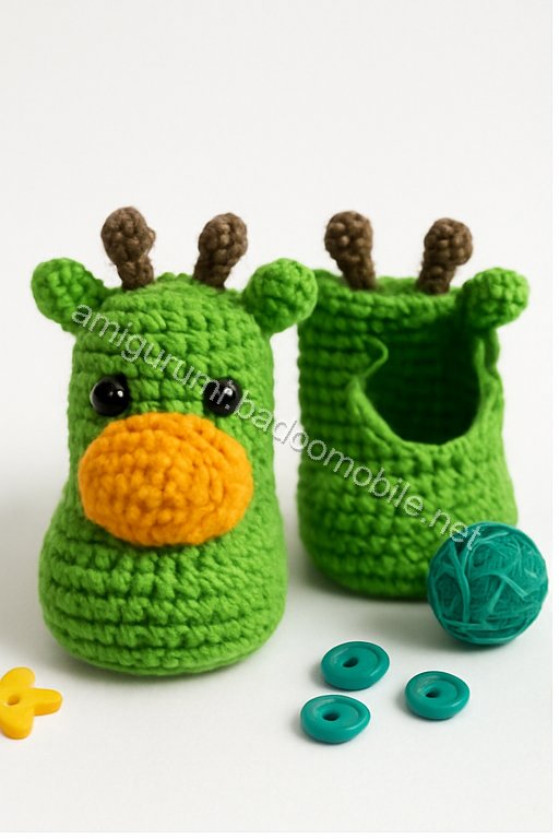 Amigurumi Baby Booties Free Pattern