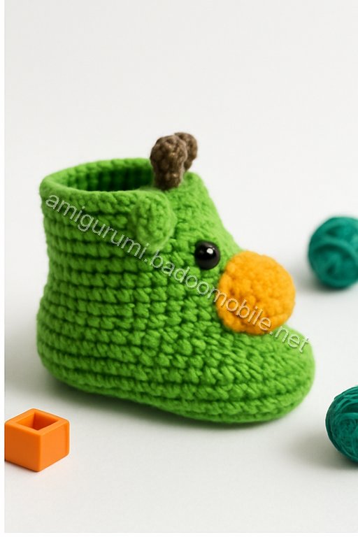 Amigurumi Baby Booties Free Pattern