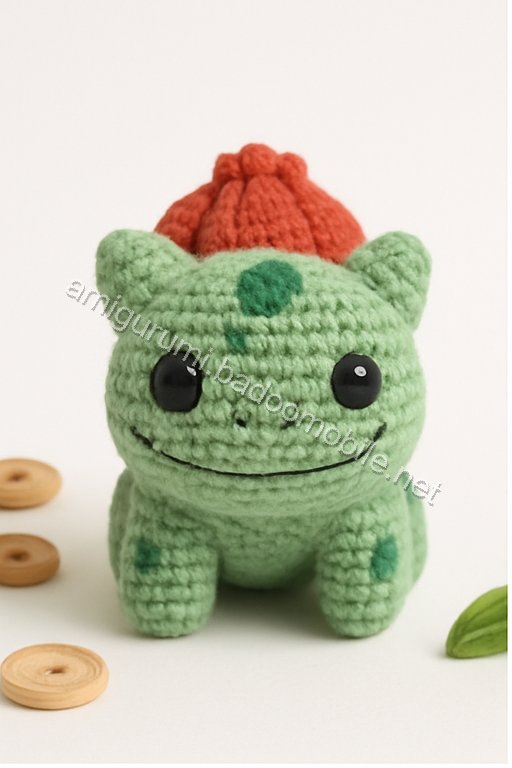 Amigurumi Bulbasaur Free Pattern