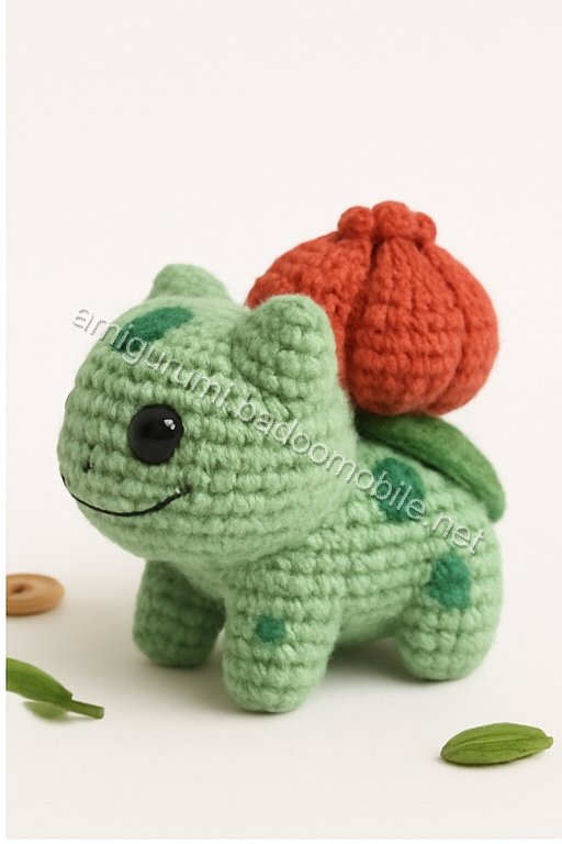 Amigurumi Bulbasaur Free Pattern
